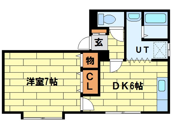 サニーパークサイドの物件間取画像